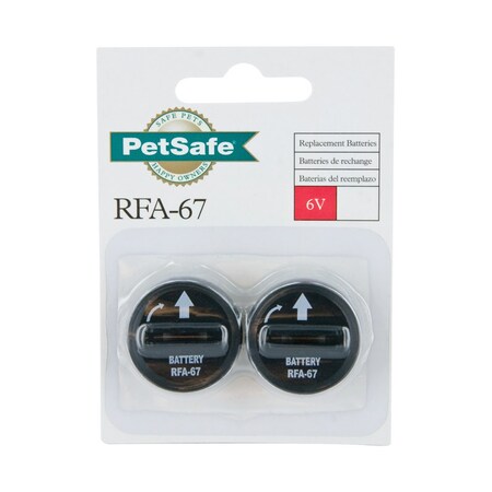 Pet Safe Battery Lithium Mod6V 2Pk RFA-67D-11